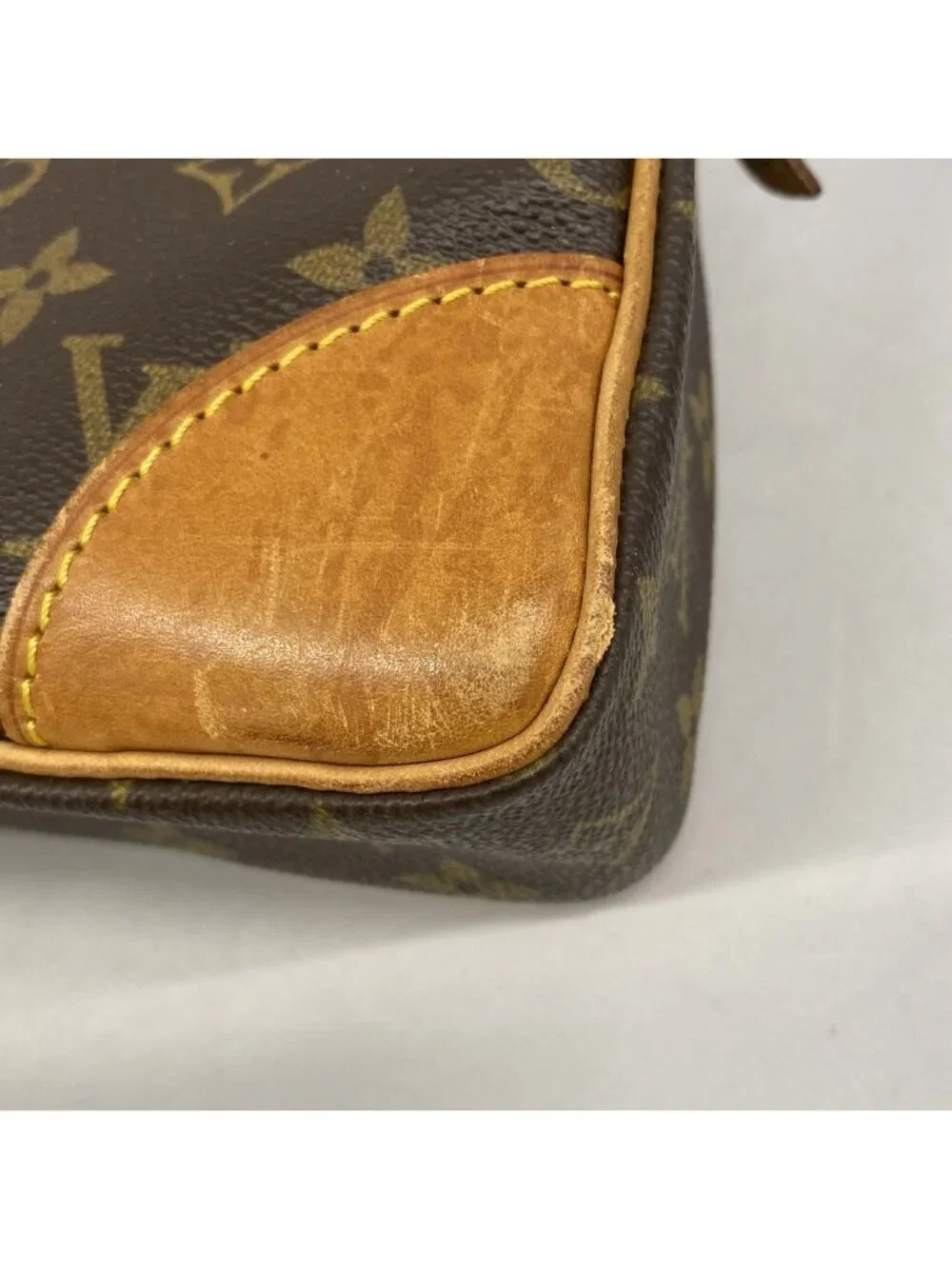 Louis Vuitton Briefcase Monogram Porte Documents Voyage Brown
